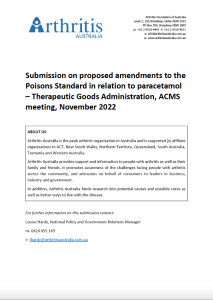Cover page of submission